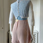 1950s Lace Boudoir Blouse