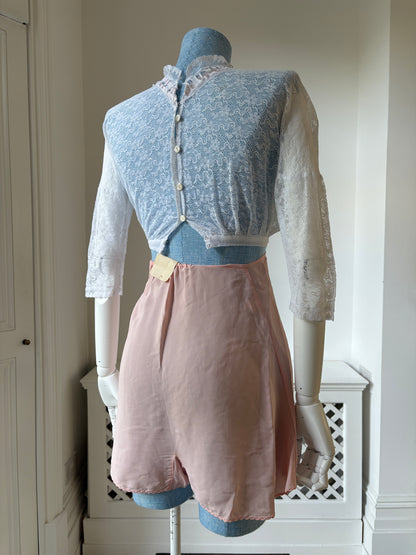 1950s Lace Boudoir Blouse