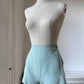 1940s Blue Embroidered Tap Pants