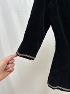 1960s Velvet Blouse