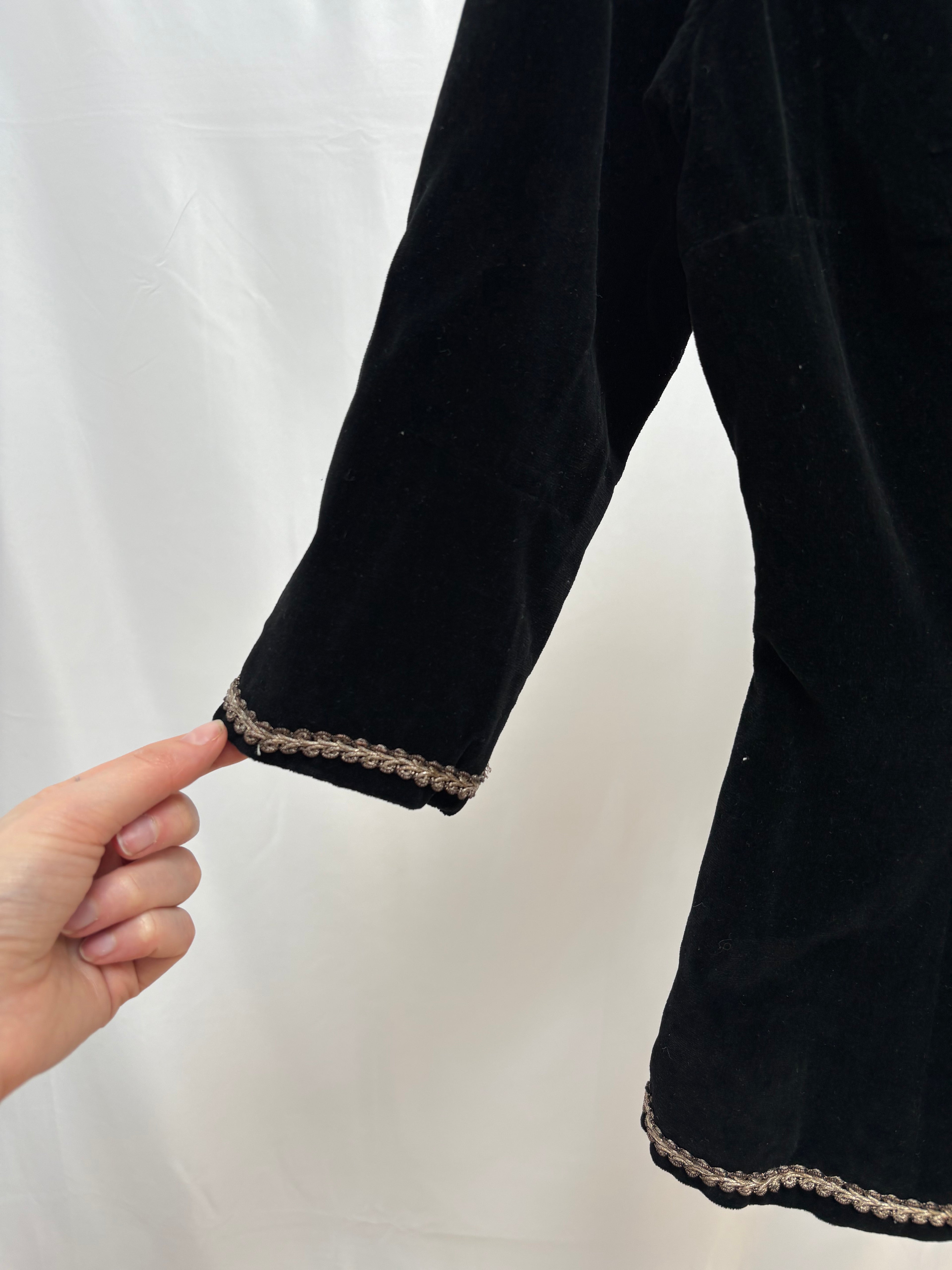 1960s Velvet Blouse
