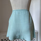 1940s Blue Embroidered Tap Pants