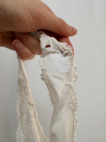 c.1910s White Cotton Sleeveless Nightdress