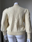 1980s Butter Cream Tratchten Style Wool Cardigan