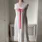 1900s 1910s Edwardian Cotton Nightdress with Ribbon