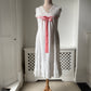 1900s 1910s Edwardian Cotton Nightdress with Ribbon