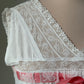 1900s 1910s Edwardian Cotton Nightdress with Ribbon