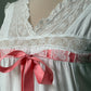 1900s 1910s Edwardian Cotton Nightdress with Ribbon
