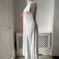 1900s 1910s Edwardian Cotton Nightdress with Ribbon