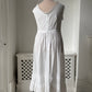 1900s 1910s Edwardian Cotton Nightdress with Ribbon