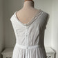 1900s 1910s Edwardian Cotton Nightdress with Ribbon