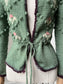 1940s Style Tyrolean Green Cardigan