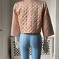 1950s Pink Quilted Bed Jacket