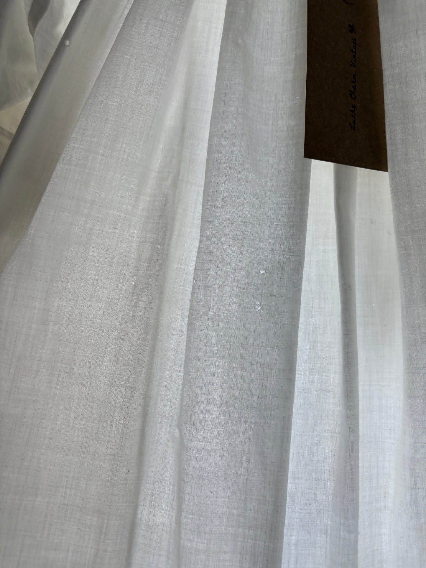 1880s Victorian Cotton Nightdress