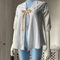1910s Edwardian Bed Jacket with Ribbon