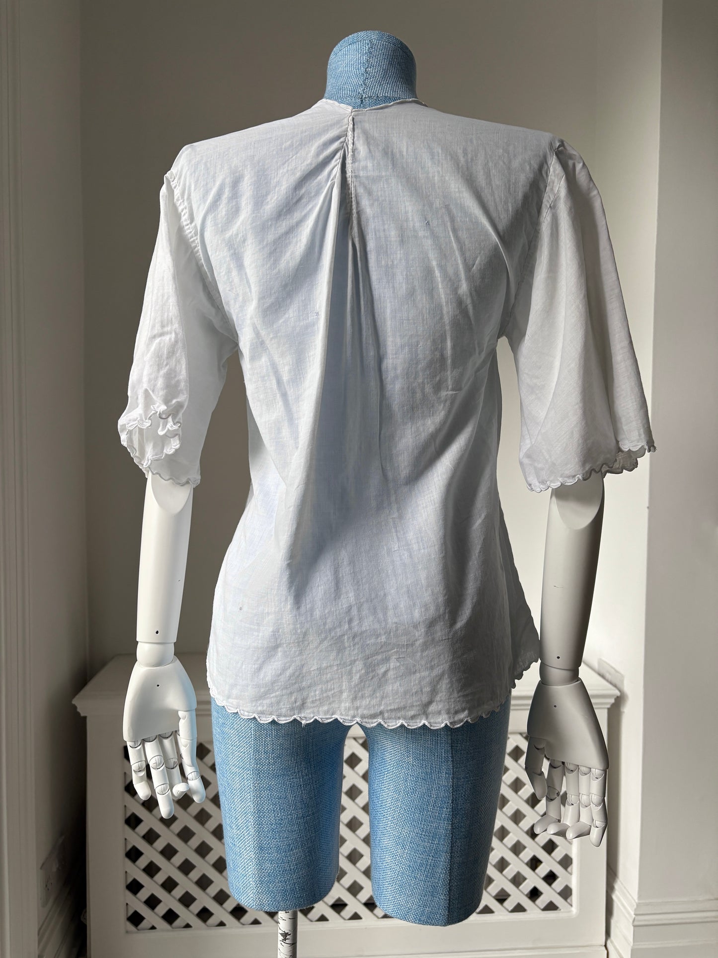 1910s Edwardian Bed Jacket with Ribbon