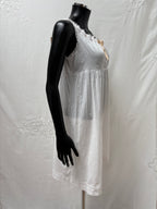 1910s Pure Cotton Dress with Ribbon