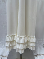 1970s Dress with Ruffle Sleeves
