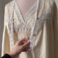 1980s Slip Nightdress and Peignoir Set