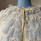 1950s Ruffle Lace Bed Jacket