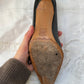 1990s Leather Heels with Corset Toe