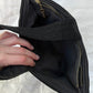 1940s Black Corde Wristlet Bag