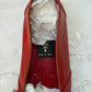 1950s 1960s Red Leather Wedge Shoes