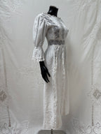 1970s Pure Cotton Mexican Dress