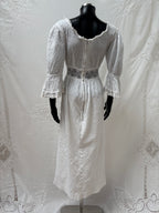 1970s Pure Cotton Mexican Dress