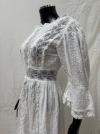 1970s Pure Cotton Mexican Dress