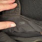 1940s Black Corde Wristlet Bag