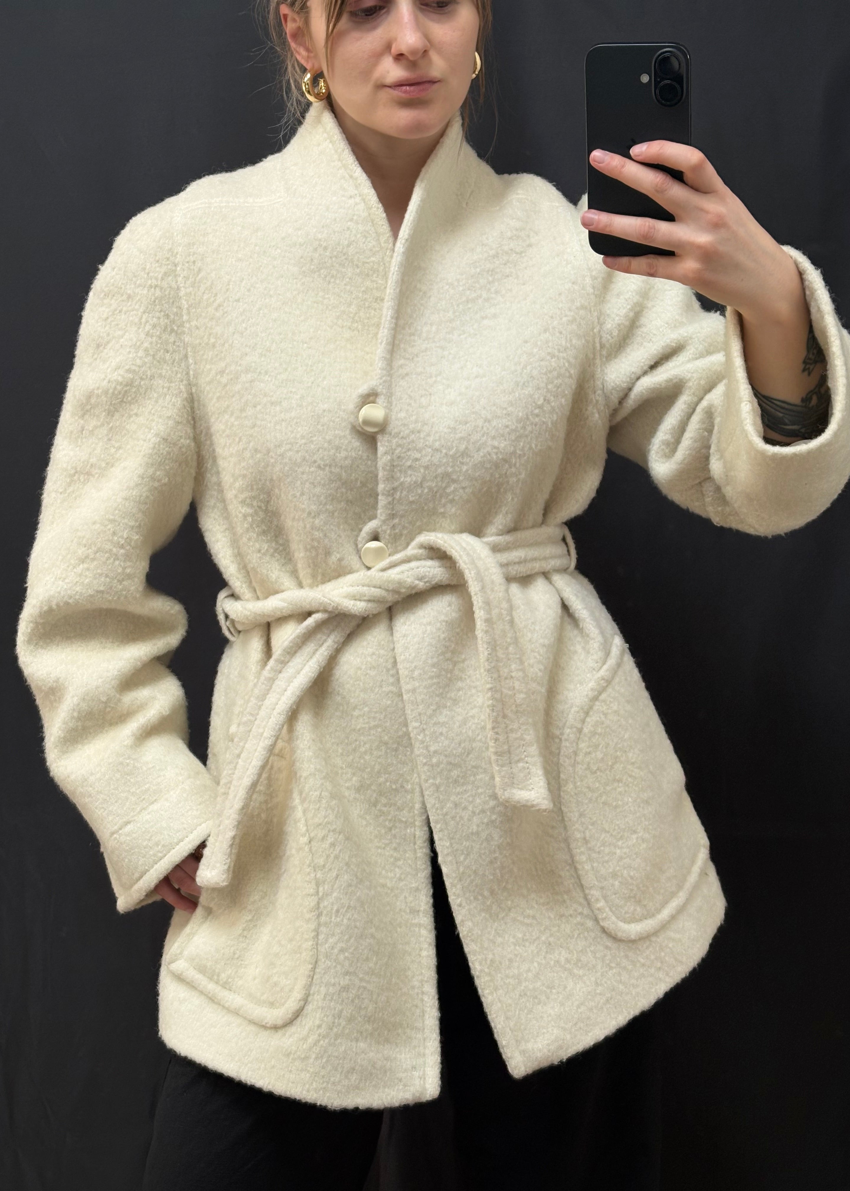 1980s Wool Blend Coat