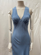 1990s Pure Silk Polka Dot Dress