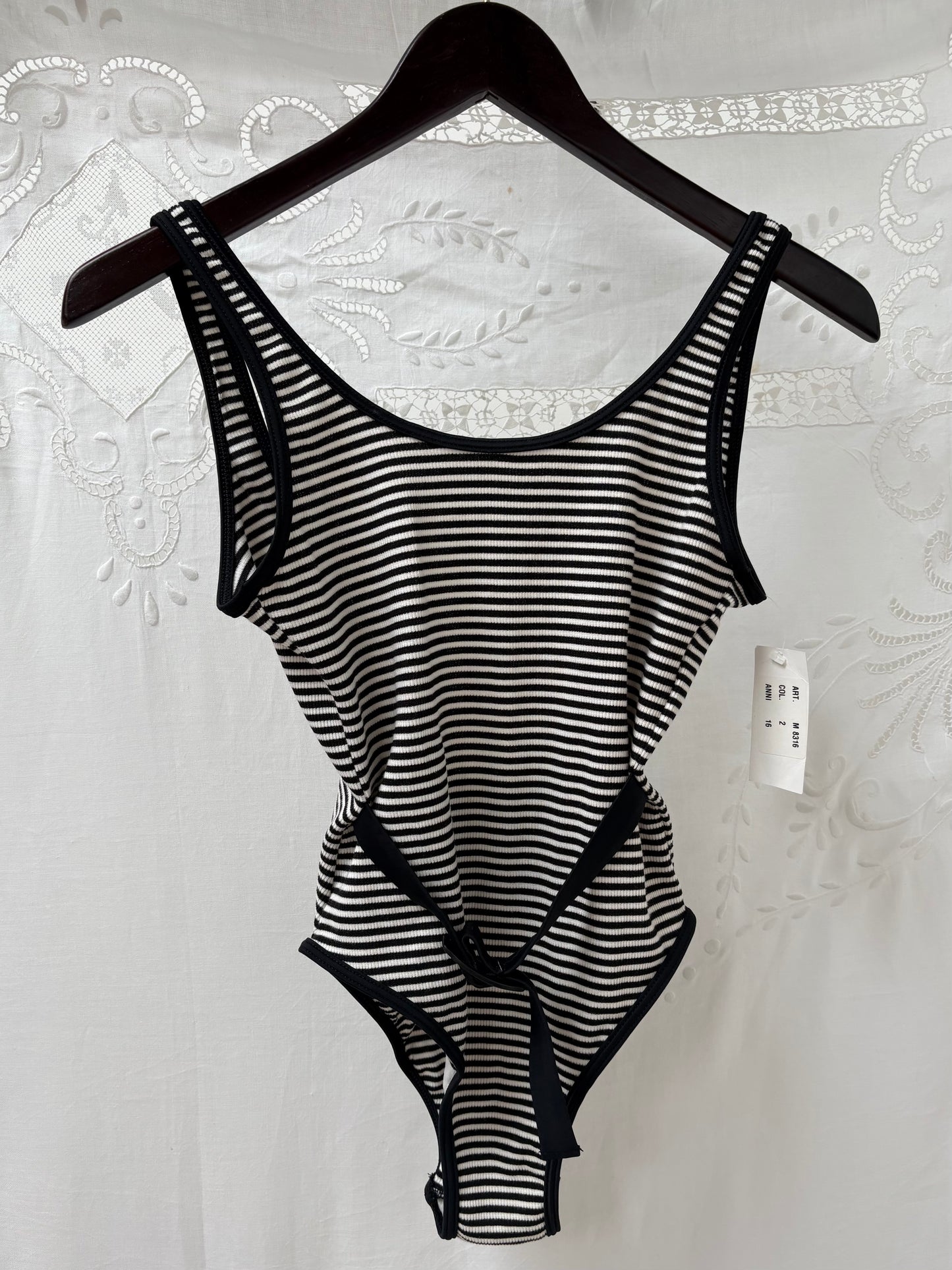 Vintage 1990s Deadstock Low Back Swimsuit