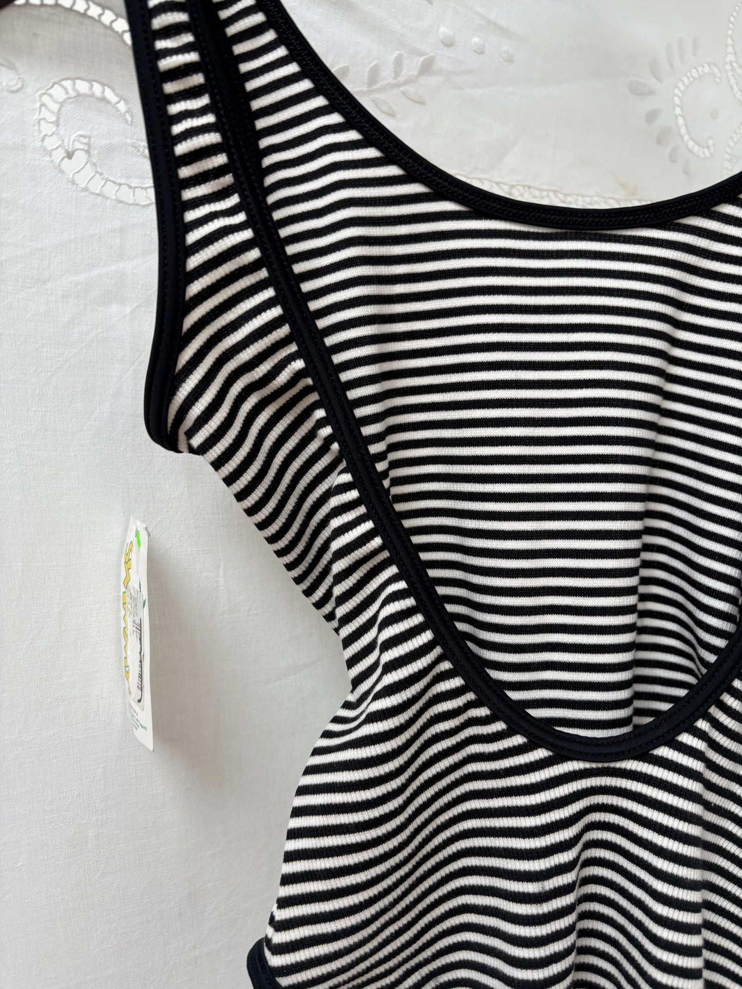 Vintage 1990s Deadstock Low Back Swimsuit
