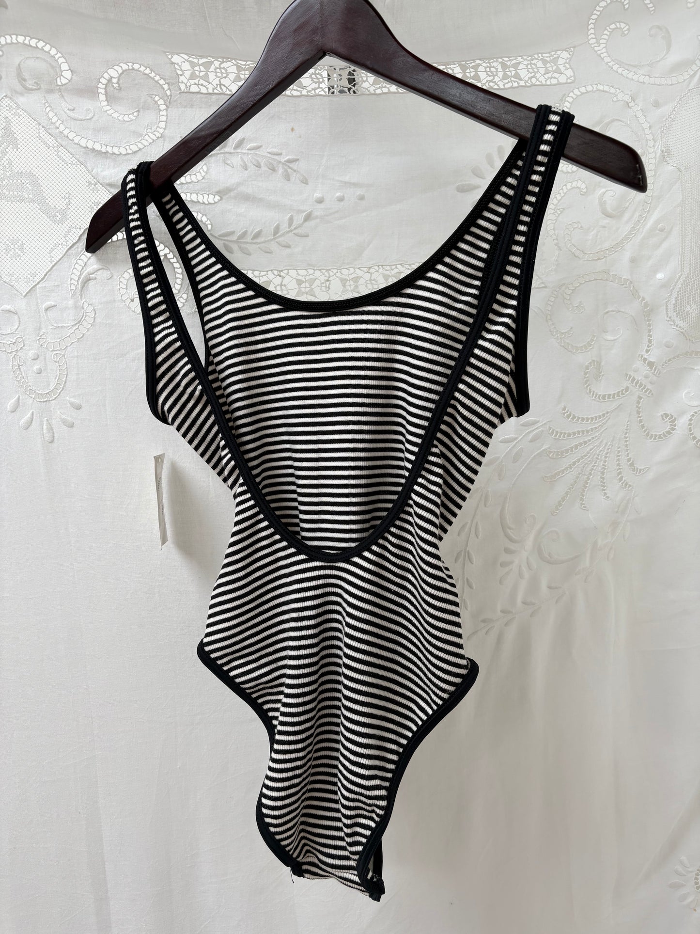 Vintage 1990s Deadstock Low Back Swimsuit