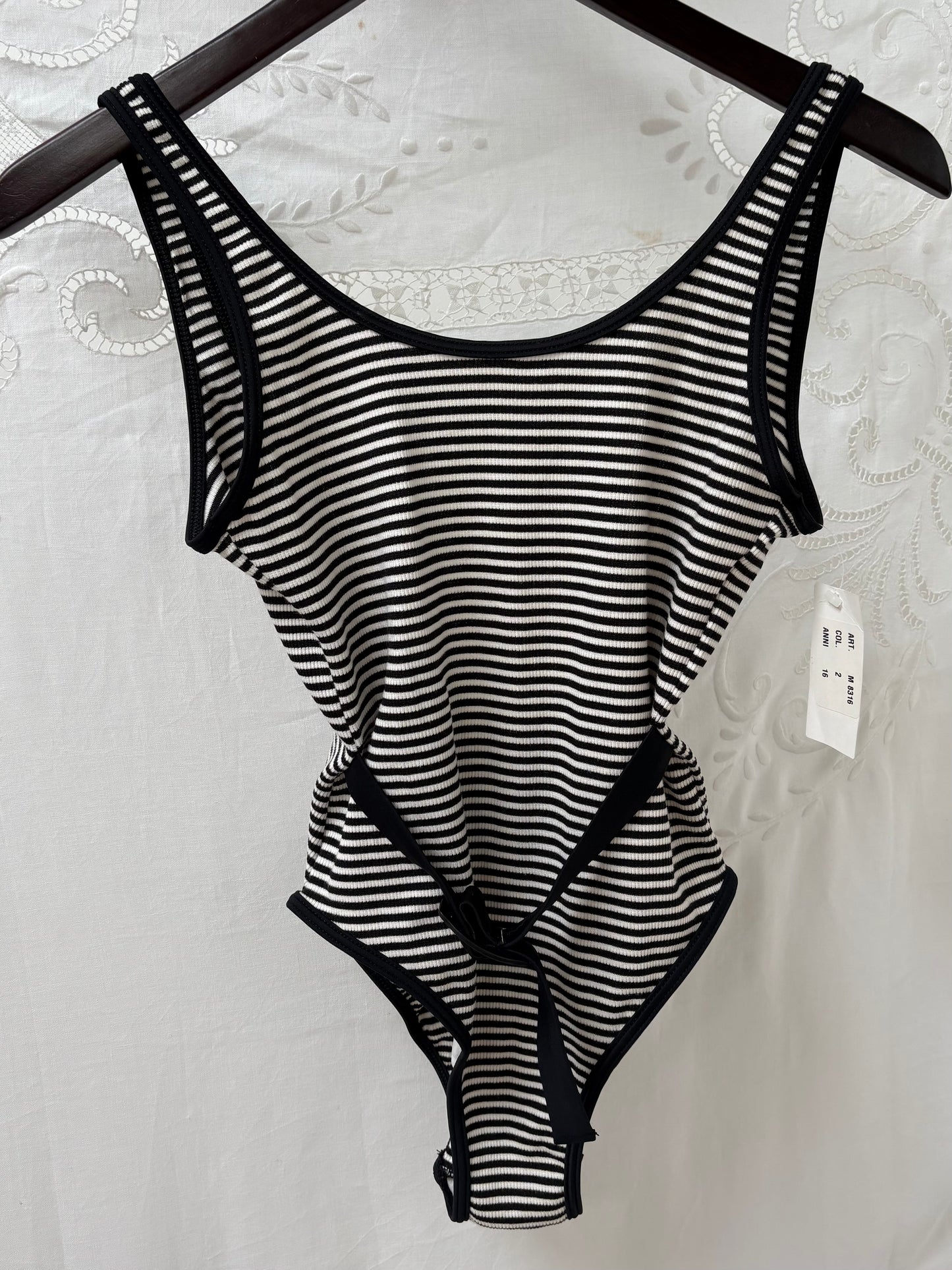 Vintage 1990s Deadstock Low Back Swimsuit