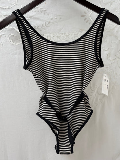 Vintage 1990s Deadstock Low Back Swimsuit