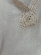 1970s Cheesecloth Cotton Blouse