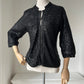 1960s Black Sequin Encrusted Cardigan