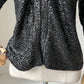 1960s Black Sequin Encrusted Cardigan