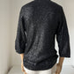 1960s Black Sequin Encrusted Cardigan