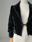 1950s 1960s 'Kay Bee' Black Velvet Jacket