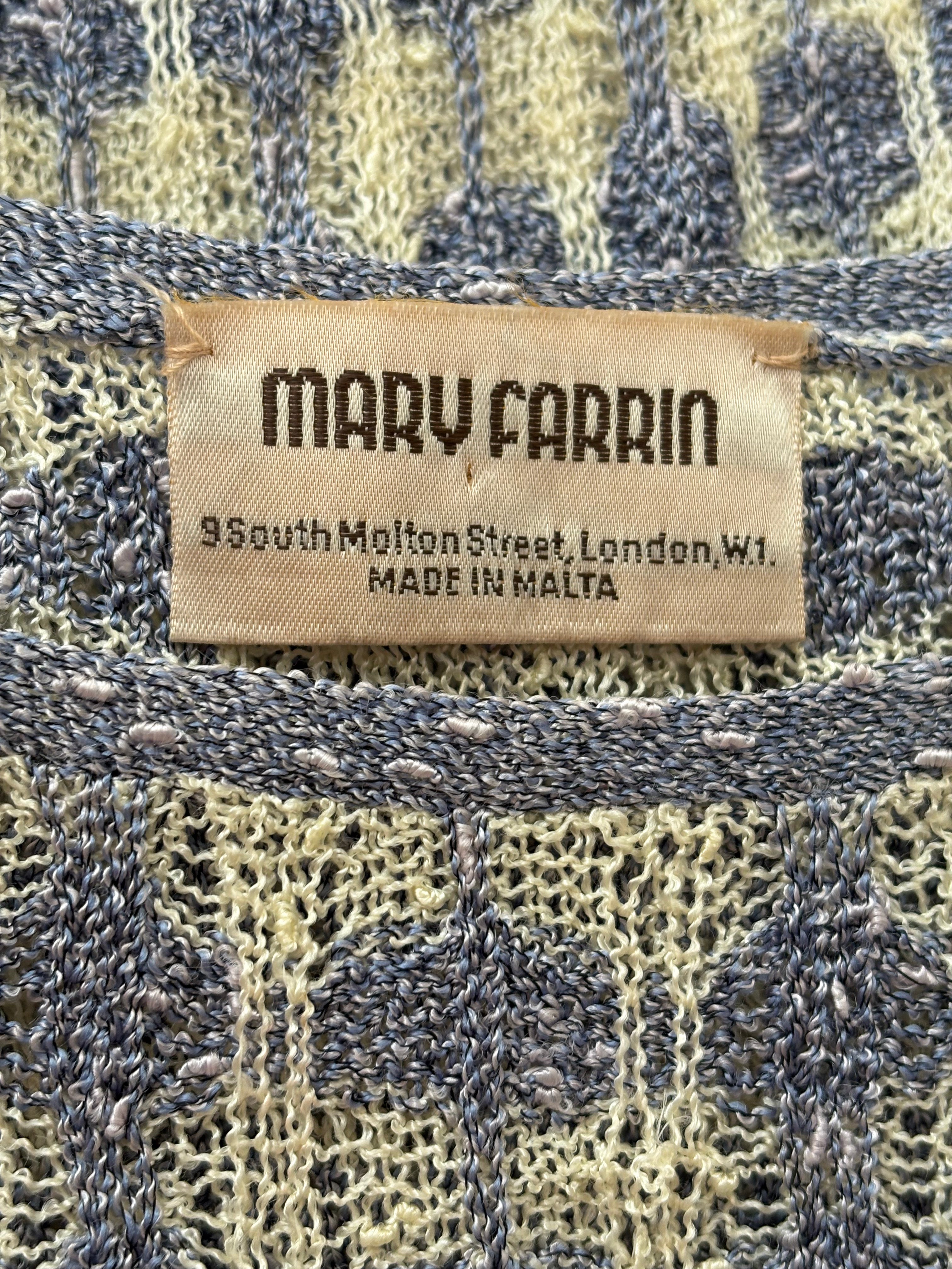 1980s *rare* Mary Farrin Knit Matching Set