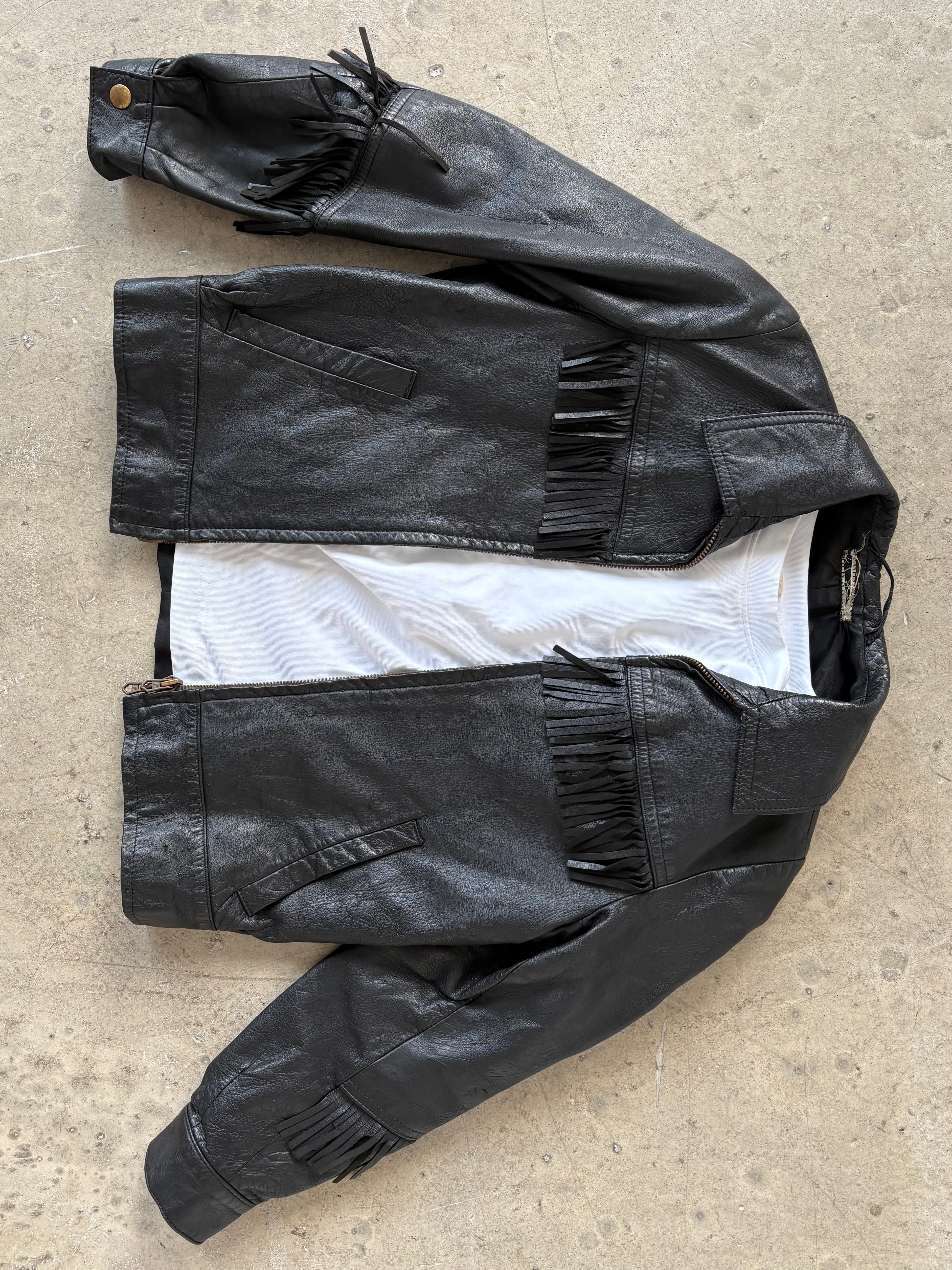 1960s Fringed Leather Jacket