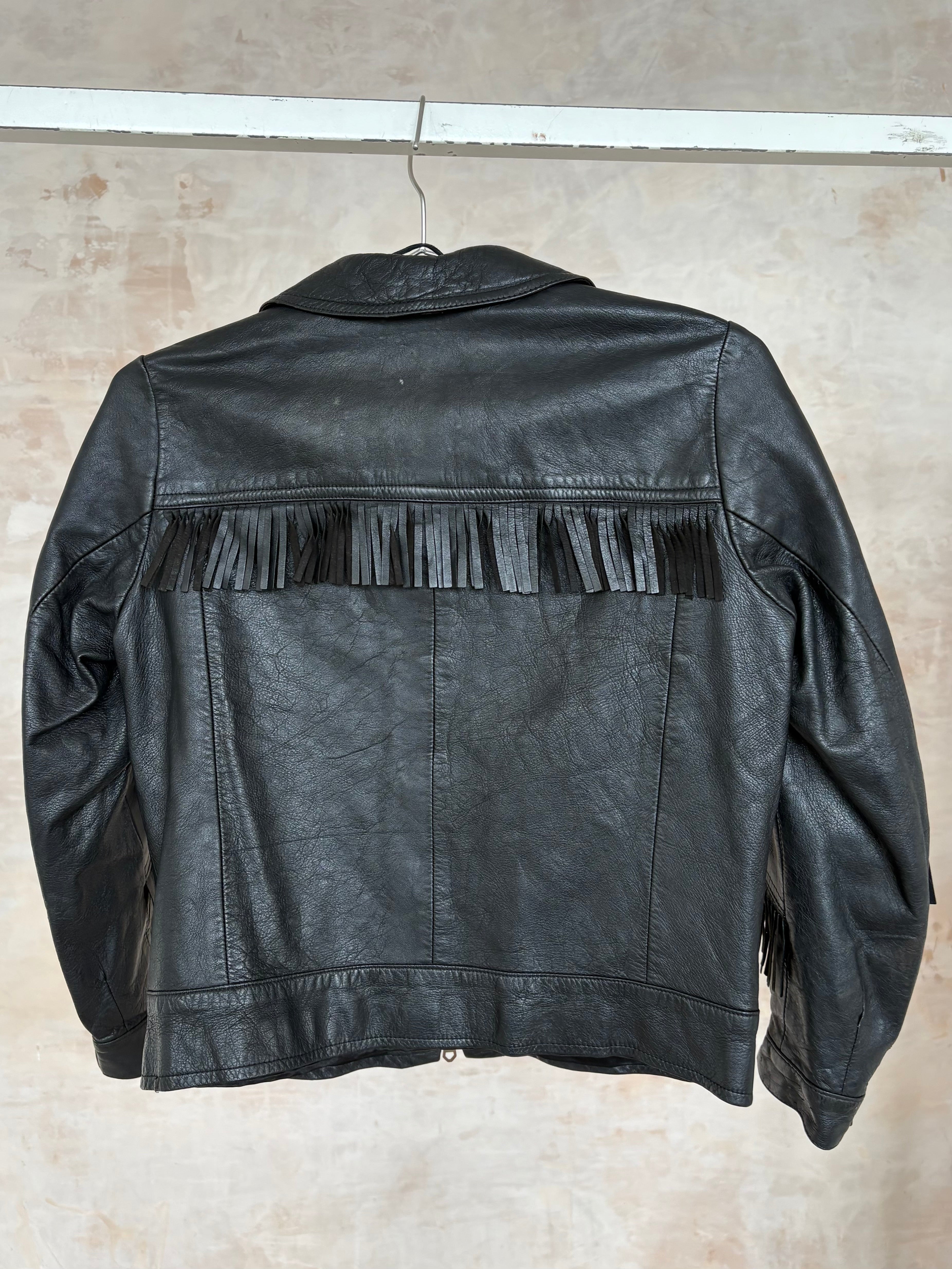 1960s Fringed Leather Jacket