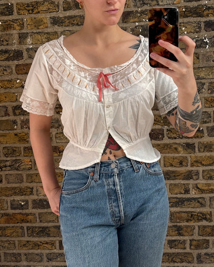 1910s Edwardian Corset Cover