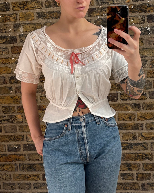 1910s Edwardian Corset Cover