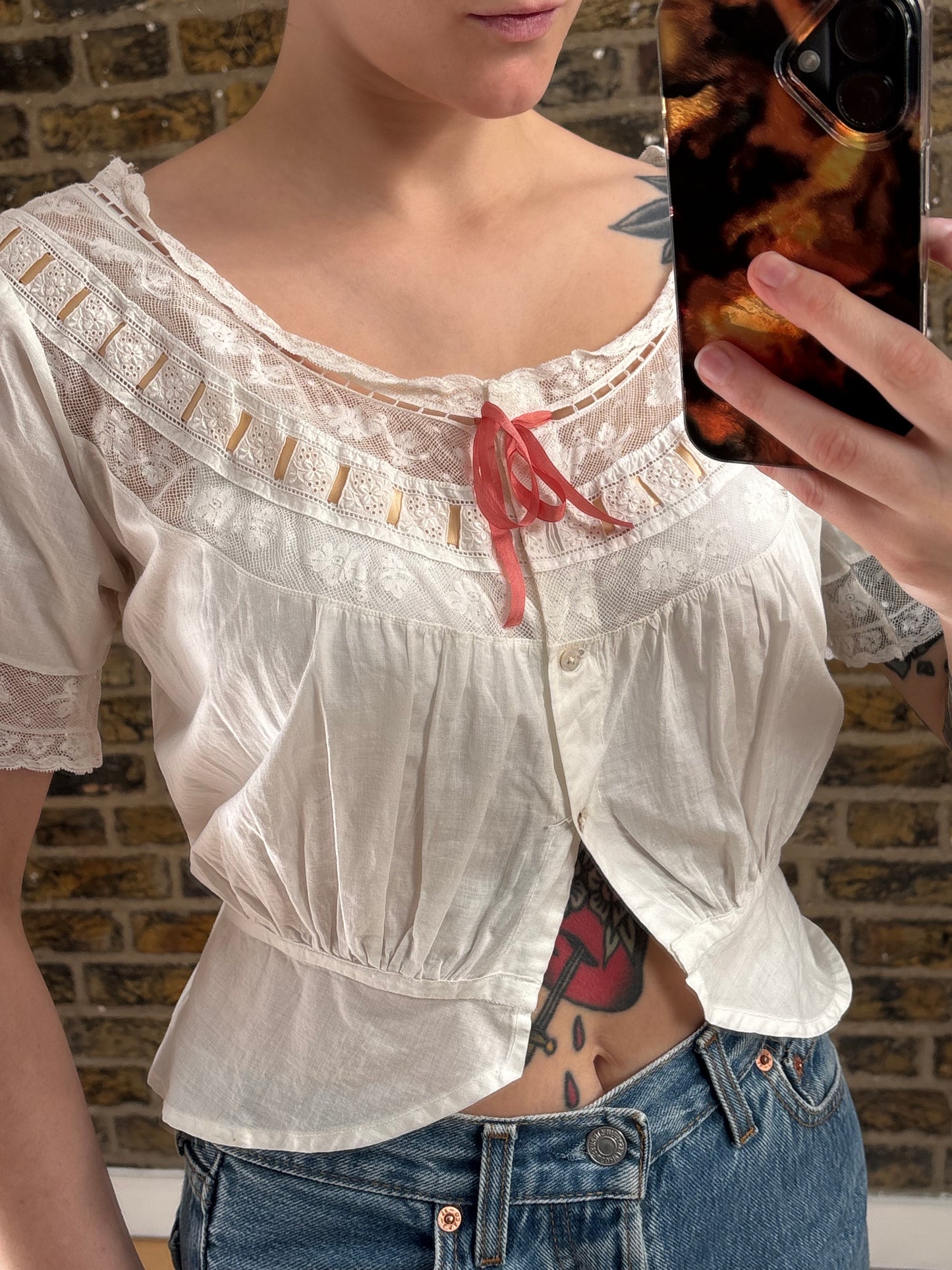 1910s Edwardian Corset Cover