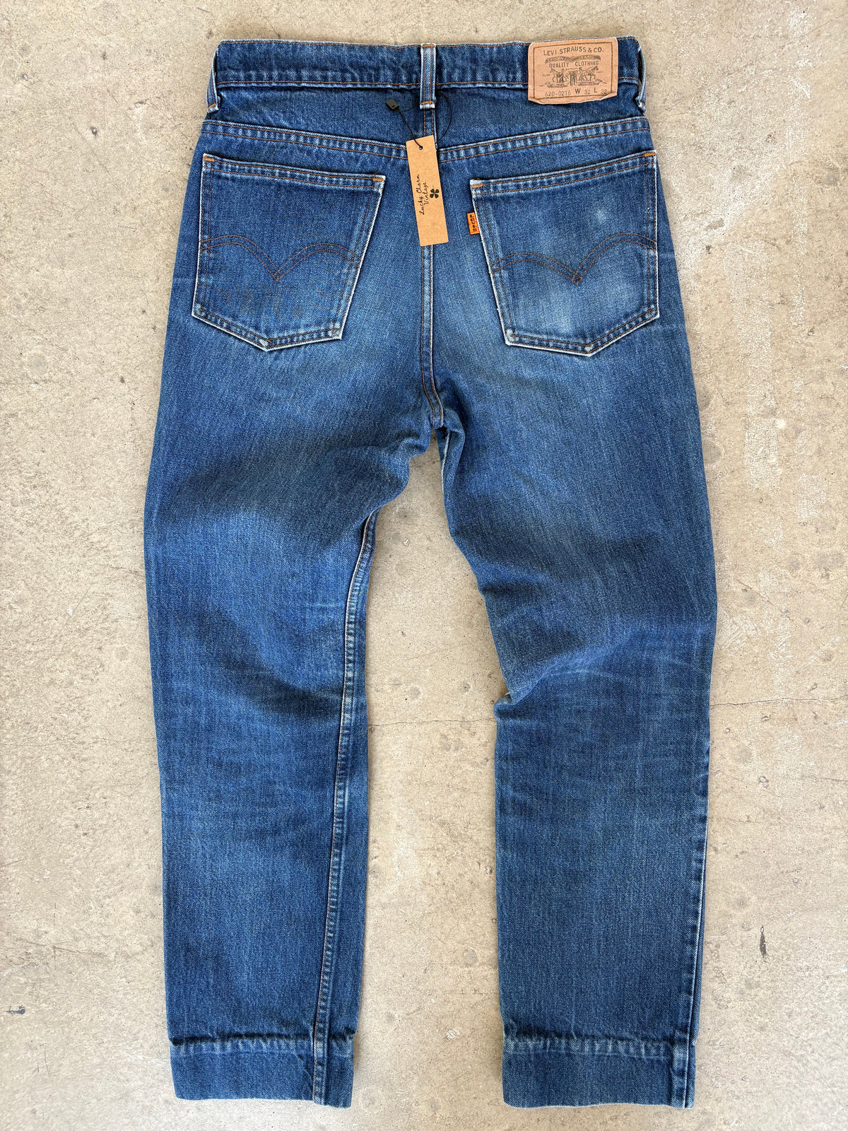 1980s Levi's Orange Tab 620 Straight Leg Jean